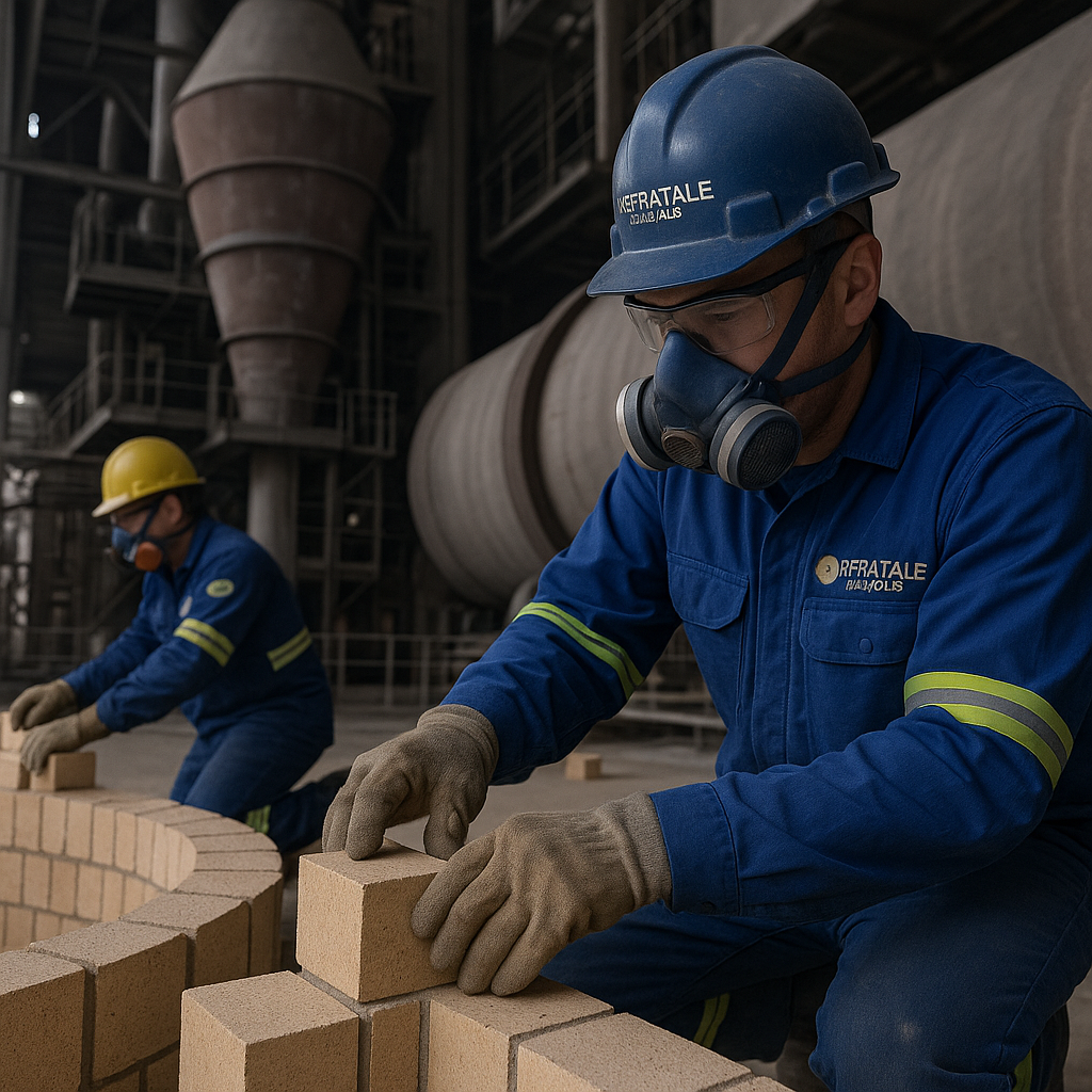 Forno Rotativo em Operação